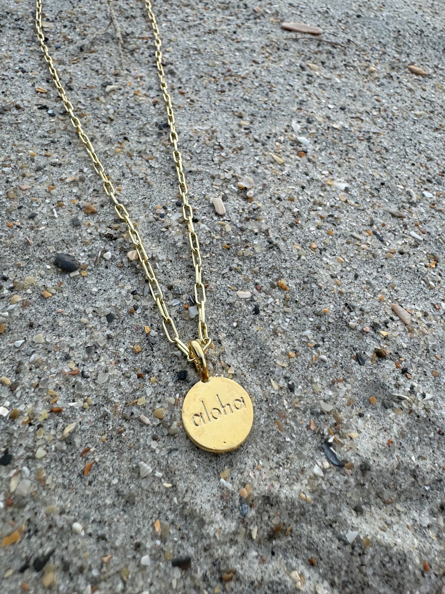 14k Gold Filled Aloha Necklace
