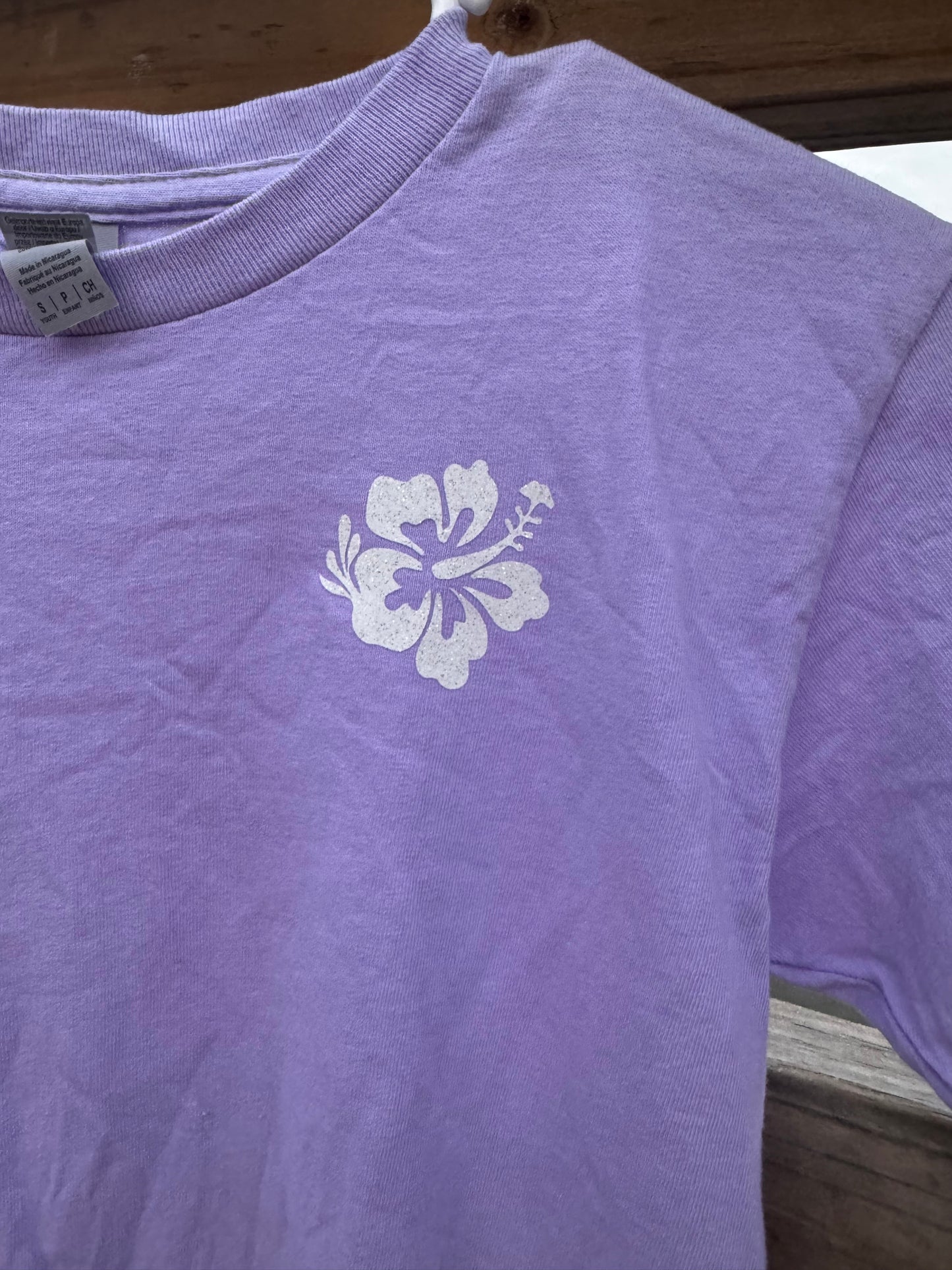 Lavender Hibiscus Youth Shirt