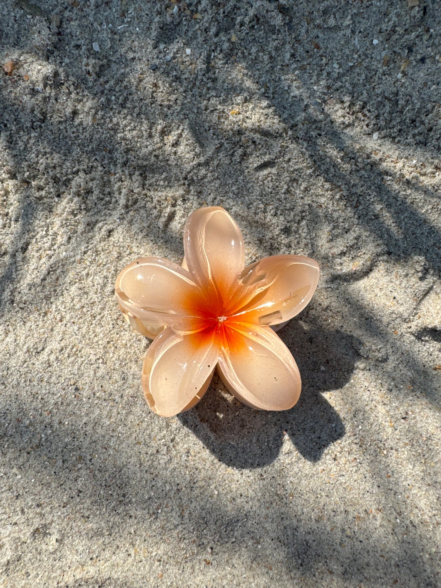 Hawaiian Flower Claw Clips