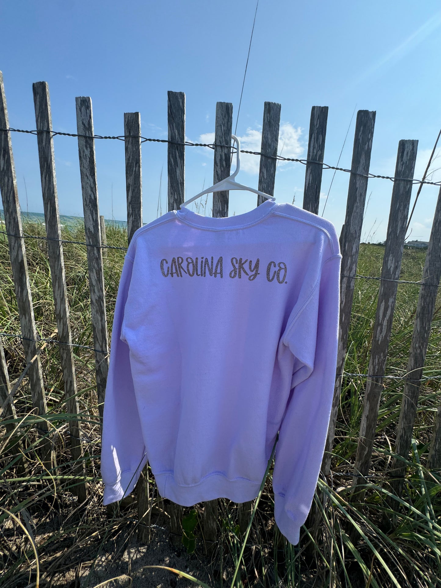 Lavendar Hibiscus Sweatshirt