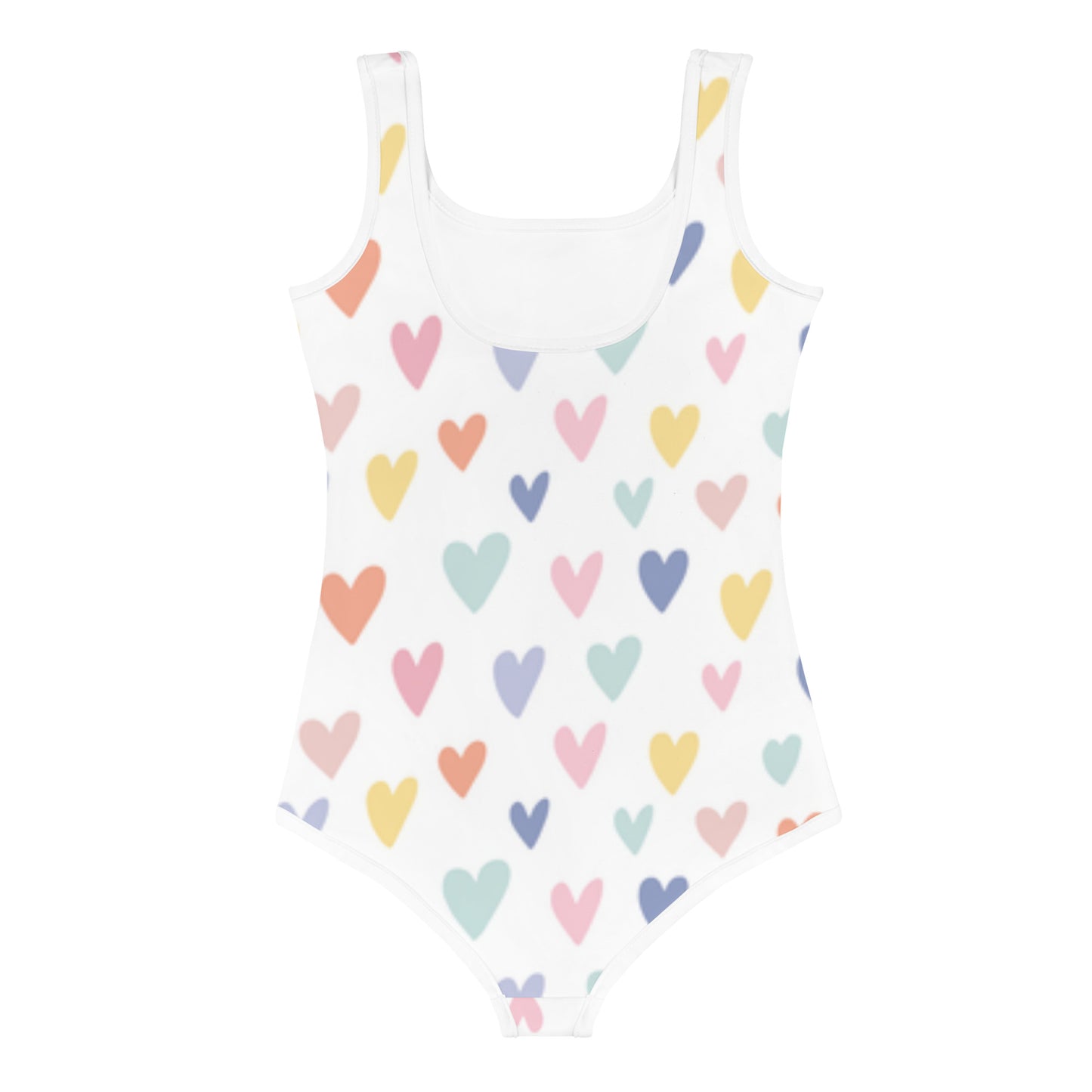 Little Girls Hearts Swimsuit