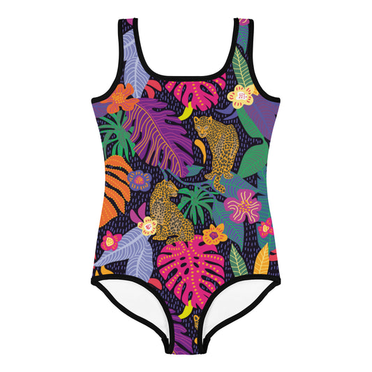 Little Girls Jungle Swimsuit