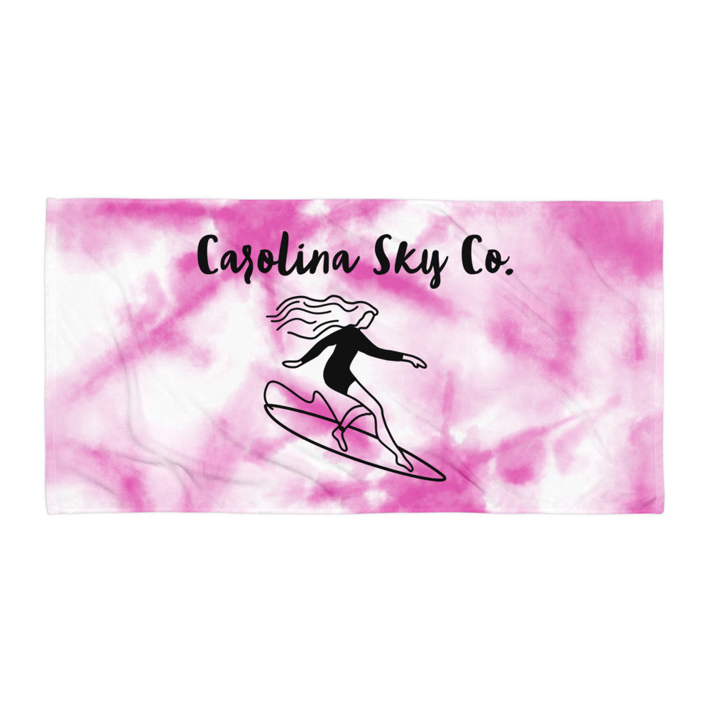 Surfer Girl Beach Towel